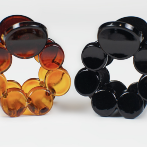 Pinzas Para el Cabello con Diseño de Flor